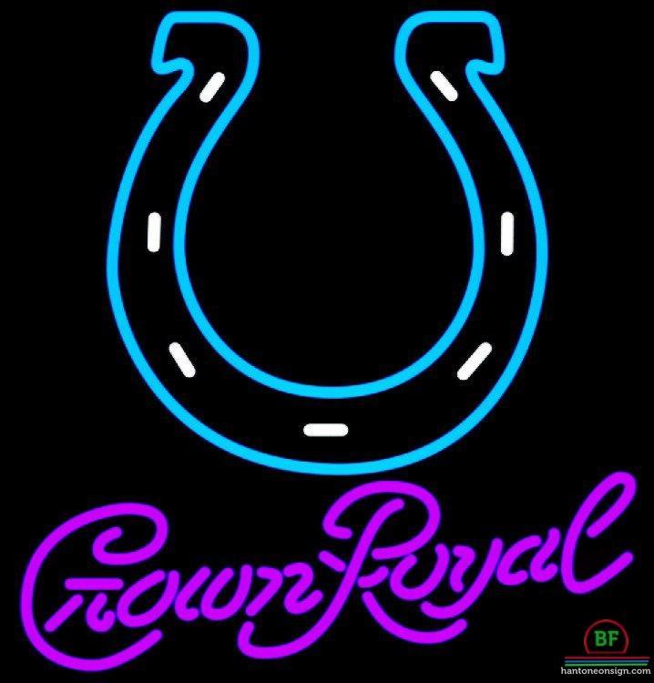 Custom Crown Royal Indianapolis Colts Neon Sign NFL Teams Neon Light