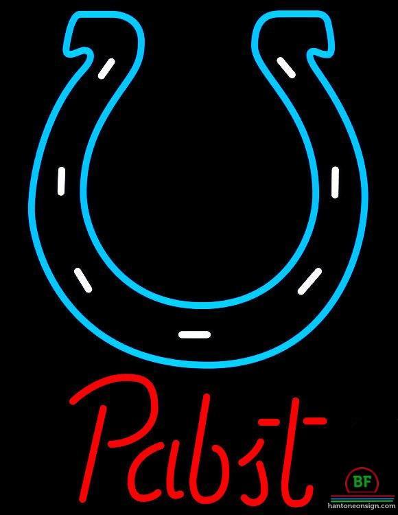 Custom Pabst Blue Ribbon Indianapolis Colts Neon Sign NFL Teams Neon Light