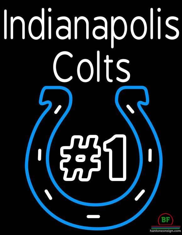 Custom Indianapolis Colts Neon Sign NFL Teams Neon Light