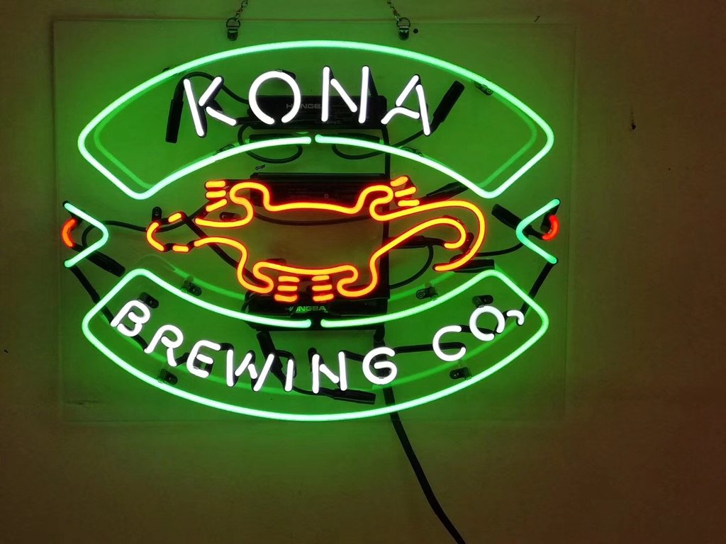 Custom Kona Brewing Neon Sign