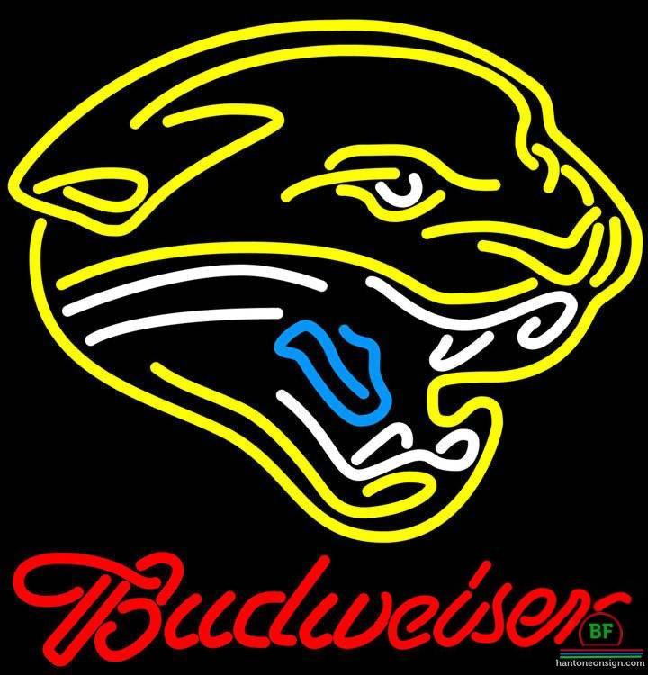 Custom Budweiser Jacksonville Jaguars Neon Sign NFL Teams Neon Light