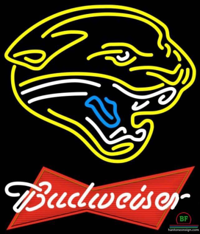 Custom Budweiser Jacksonville Jaguars Neon Sign NFL Teams Neon Light