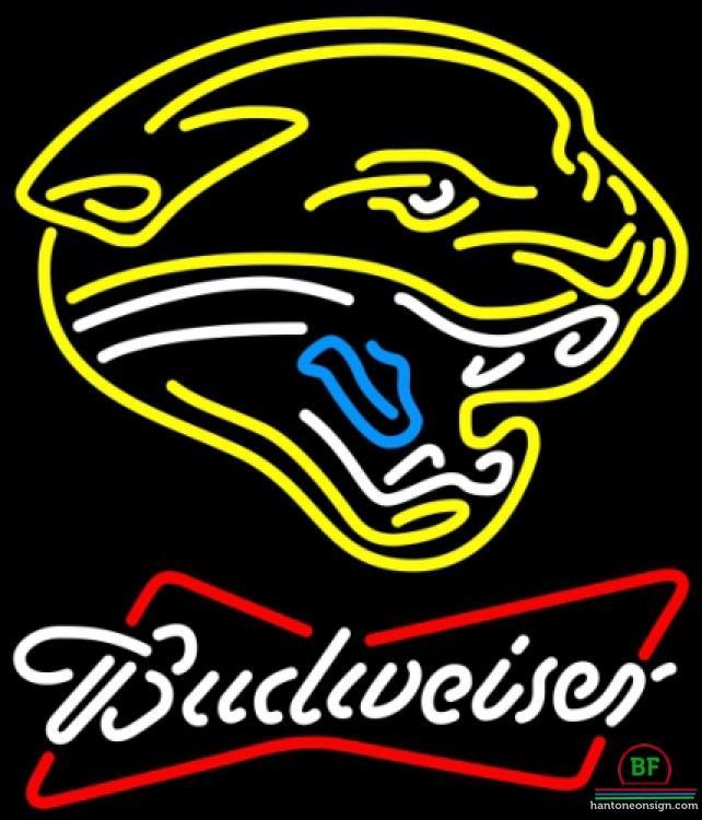 Custom Budweiser Jacksonville Jaguars Neon Sign NFL Teams Neon Light