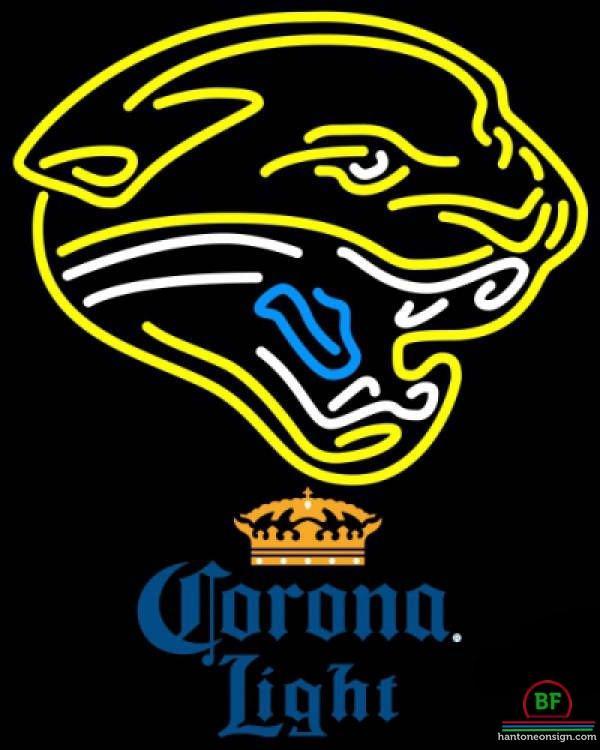 Custom Corona Light Jacksonville Jaguars Neon Sign NFL Teams Neon Light