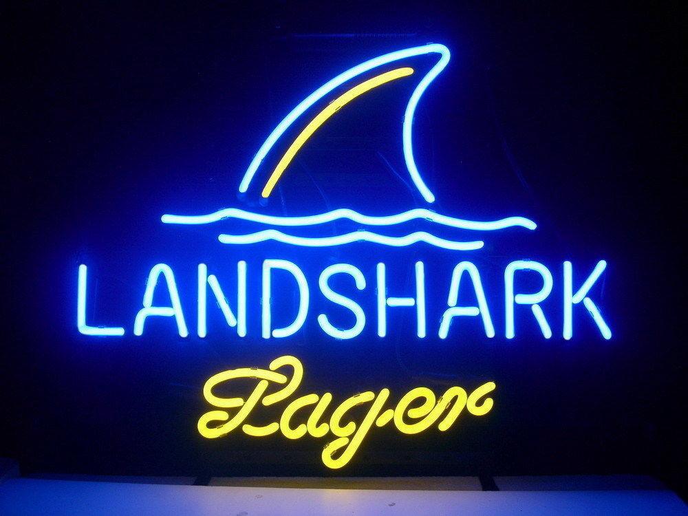 Custom land Shark Lager Neon Sign
