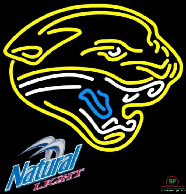Custom Natural Light Jacksonville Jaguars Neon Sign NFL Teams Neon Light