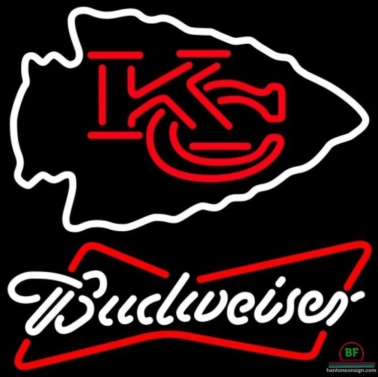 Custom Budweiser Kansas City Chiefs Neon Sign NFL Teams Neon Light