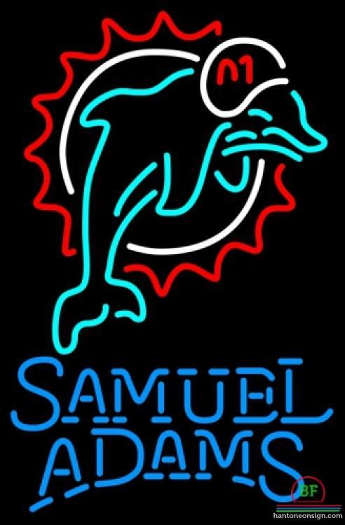 Custom Samuel Adams Miami Dolphins Neon Sign NFL Teams Neon Light