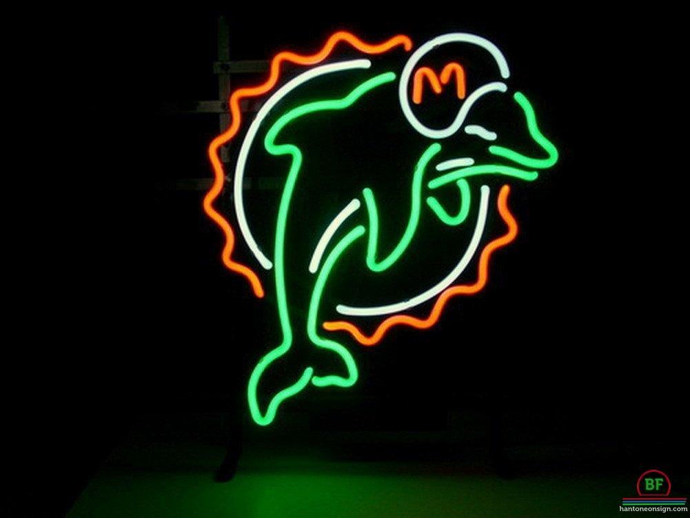 Custom Miami Dolphins Neon Sign NFL Teams Neon Light