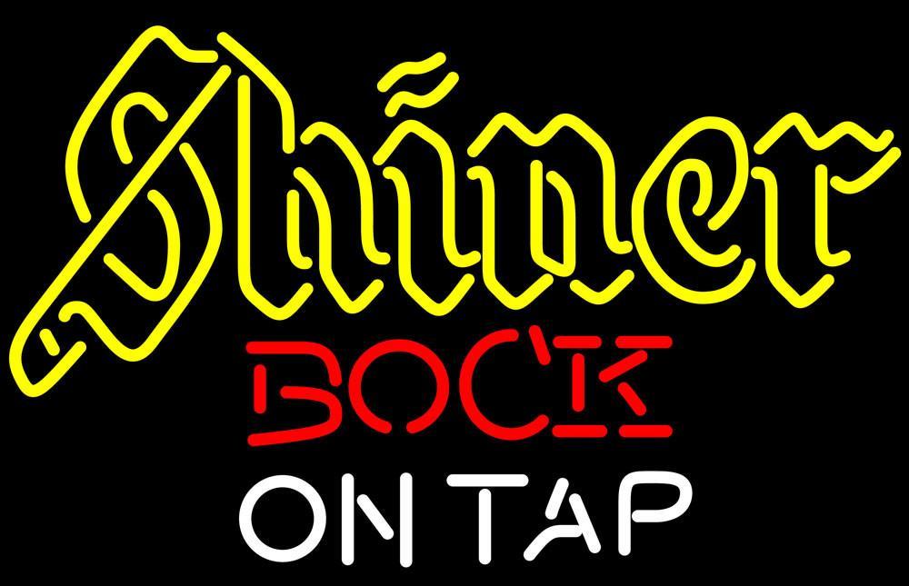 Custom Shiner Bock On Tap Neon Sign