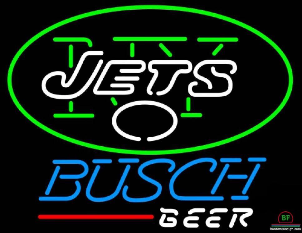 Custom Busch Beer New York Jets Neon Sign NFL Teams Neon Light
