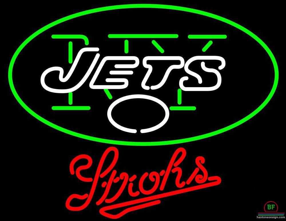 Custom Strohs New York Jets Neon Sign NFL Teams Neon Light