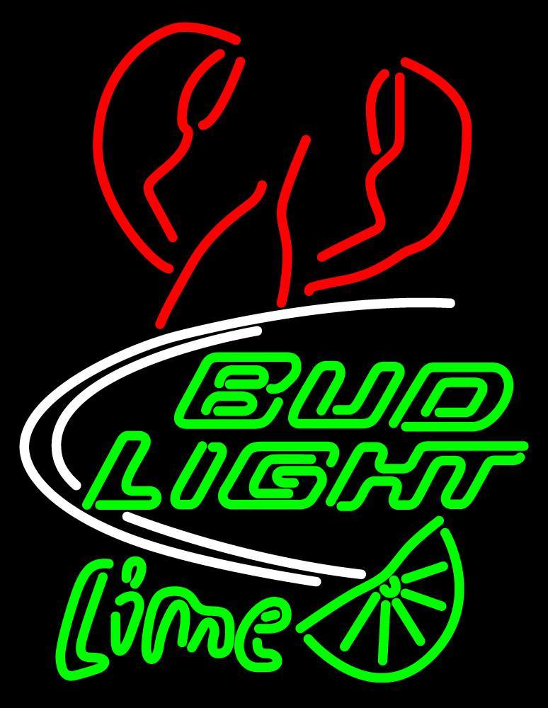 Custom Bud Light Lime Lobster Neon Sign