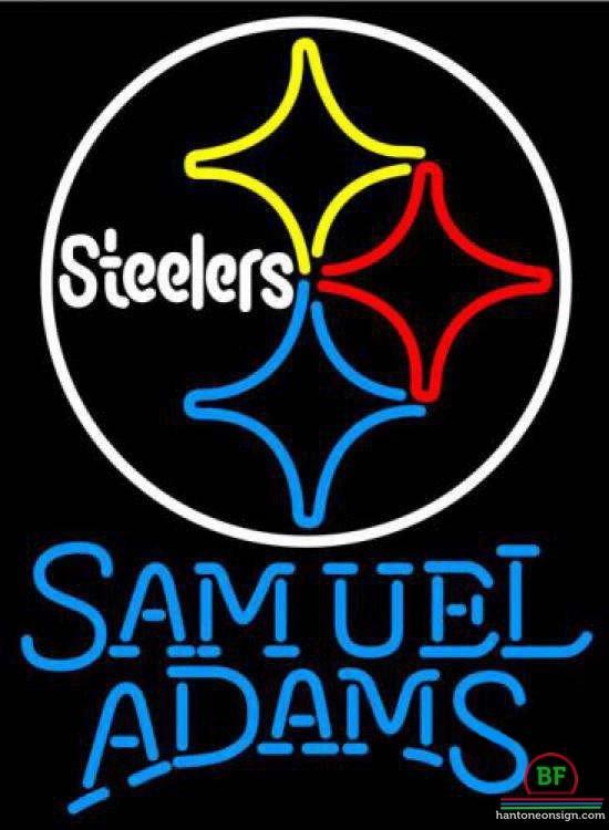 Custom Samuel Adams Pittsburgh Steelers Neon Sign NFL Teams Neon Light