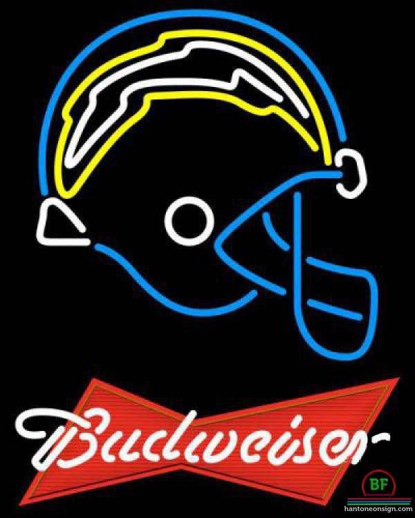 Custom Budweiser San Diego Chargers Neon Sign NFL Teams Neon Light