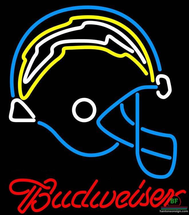 Custom Budweiser San Diego Chargers Neon Sign NFL Teams Neon Light