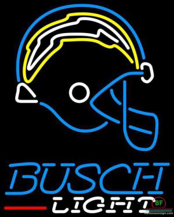Custom Busch Light San Diego Chargers Neon Sign NFL Teams Neon Light