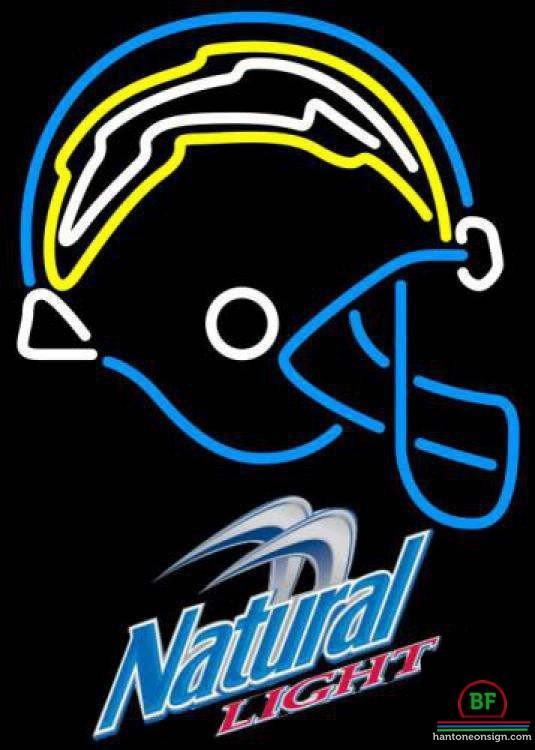 Custom Natural Light San Diego Chargers Neon Sign NFL Teams Neon Light