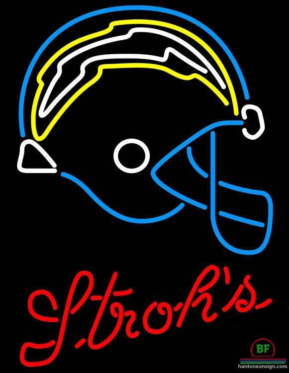 Custom Strohs San Diego Chargers Neon Sign NFL Teams Neon Light