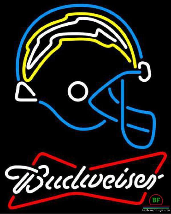 Custom Budweiser San Diego Chargers Neon Sign NFL Teams Neon Light