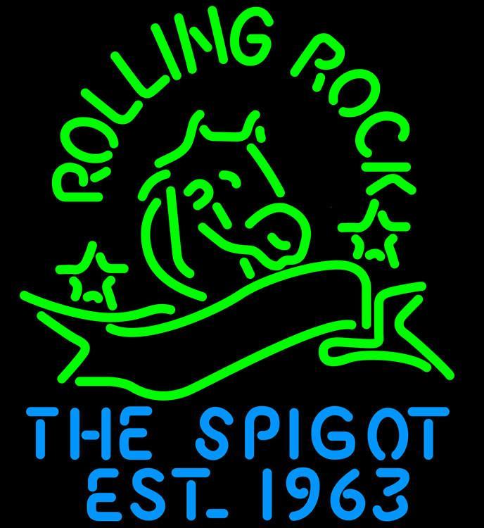 Custom Rolling Rock Neon Beer Sign