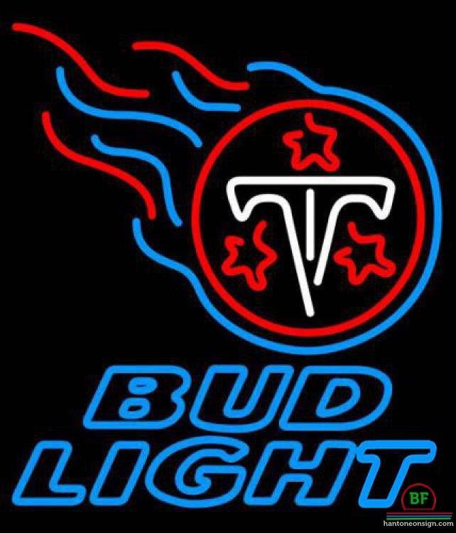 Custom Bud Light Tennessee Titans Neon Sign NFL Teams Neon Light