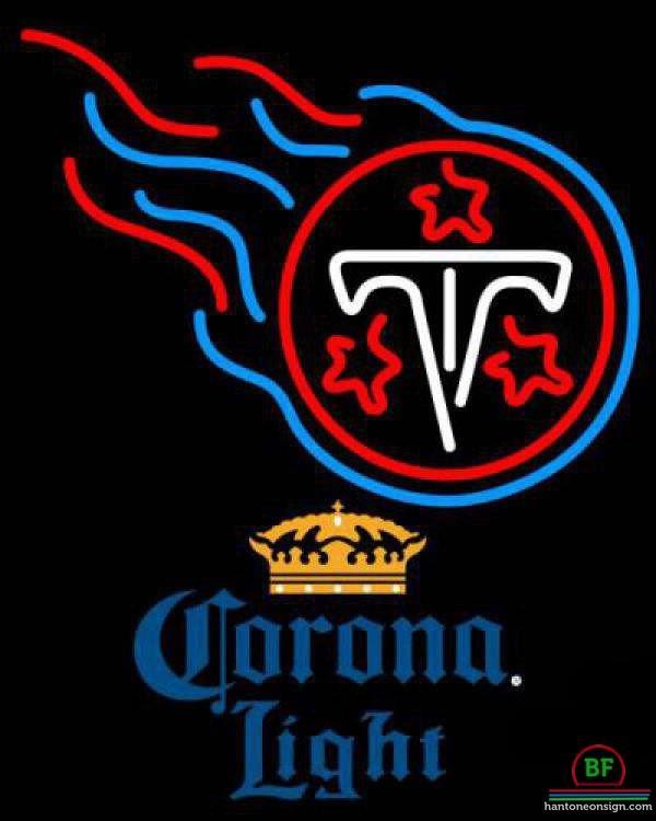 Custom Corona Light Tennessee Titans Neon Sign NFL Teams Neon Light