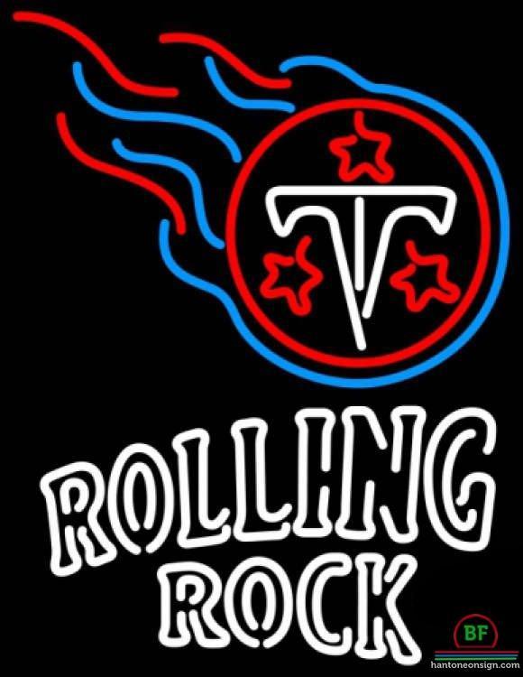Custom Rolling Rock Tennessee Titans Neon Sign NFL Teams Neon Light