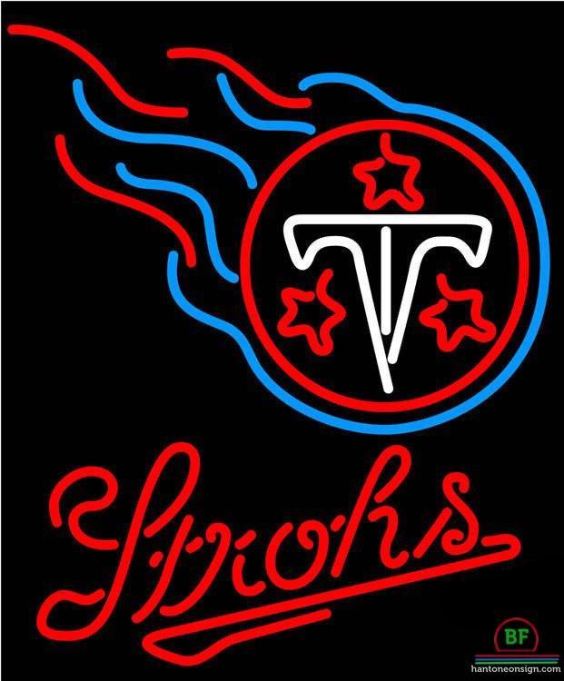 Custom Strohs Tennessee Titans Neon Sign NFL Teams Neon Light