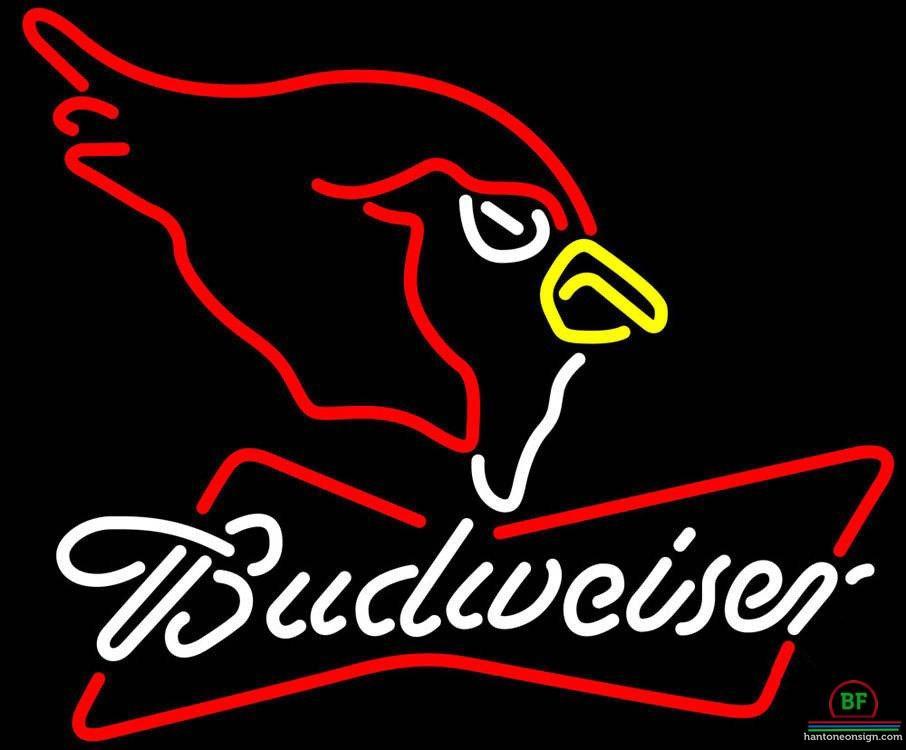Custom Budweiser Arizona Cardinals Neon Sign NFL Teams Neon Light