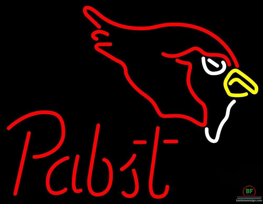 Custom Pabst Blue Ribbon Arizona Cardinals Neon Sign NFL Teams Neon Light
