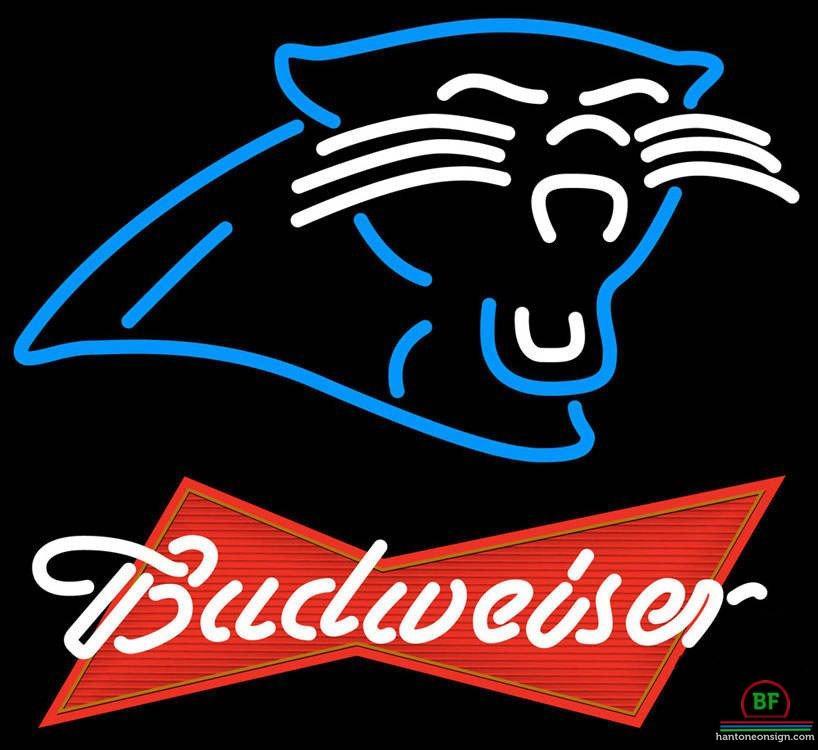 Custom Budweiser Carolina Panthers Neon Sign NFL Teams Neon Light