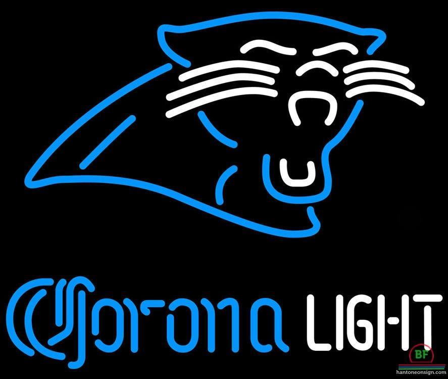 Custom Corona Light Carolina Panthers Neon Sign NFL Teams Neon Light