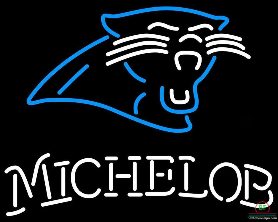 Custom Michelob Carolina Panthers Neon Sign NFL Teams Neon Light