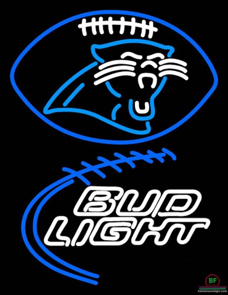 Custom Bud Light Carolina Panthers Neon Sign NFL Teams Neon Light