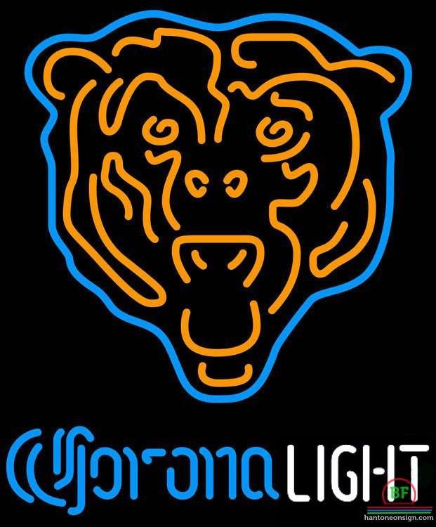 Custom Corona Light Chicago Bears Neon Sign NFL Teams Neon Light