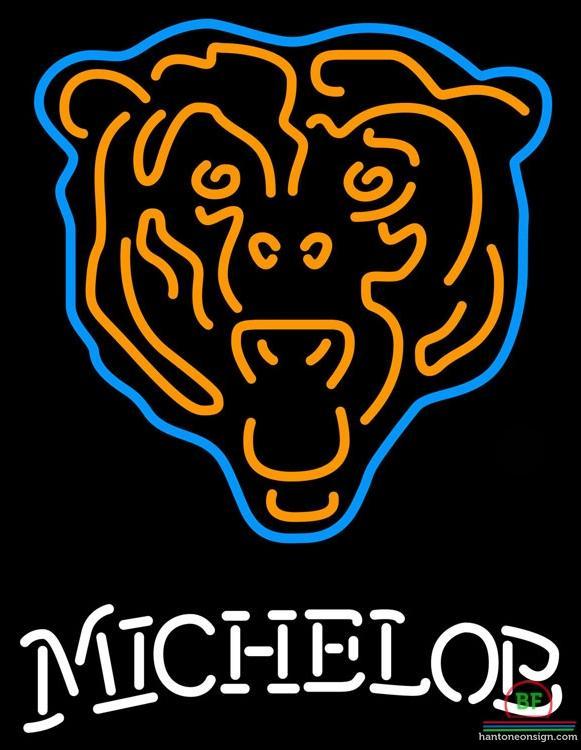 Custom Michelob Chicago Bears Neon Sign NFL Teams Neon Light