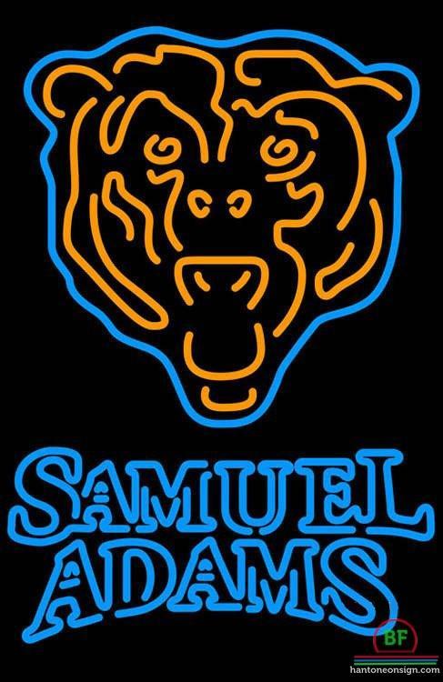 Custom Samuel Adams Chicago Bears Neon Sign NFL Teams Neon Light