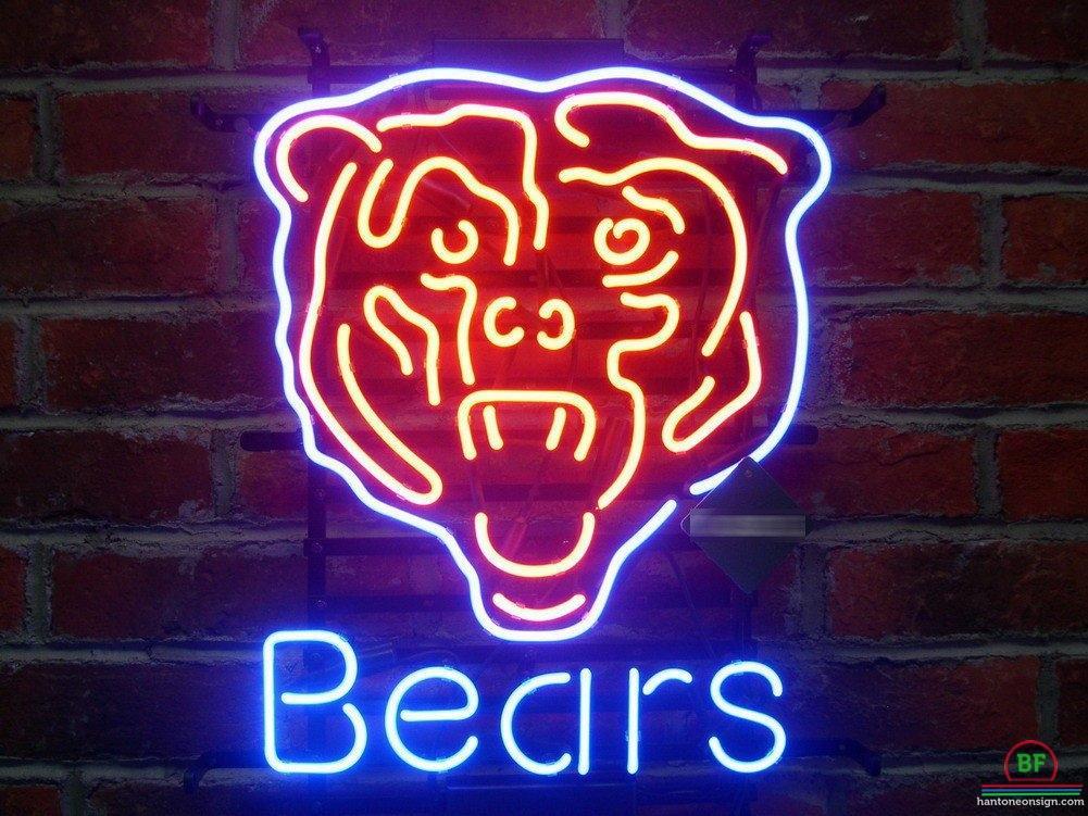 Custom Chicago Bears Neon Sign NFL Teams Neon Light