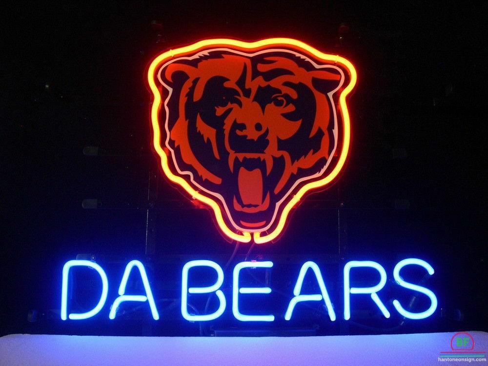 Custom Chicago Bears Neon Sign NFL Teams Neon Light