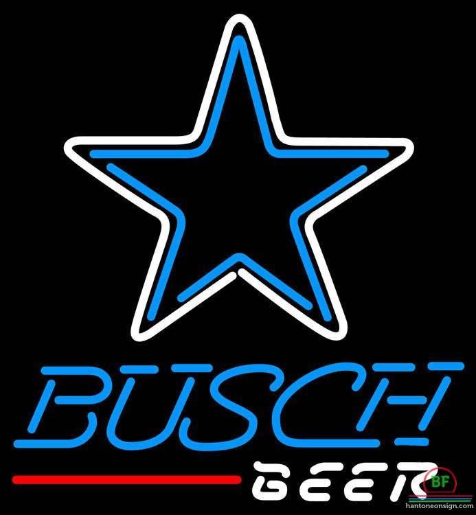 Custom Busch Beer Dallas Cowboys Neon Sign NFL Teams Neon Light