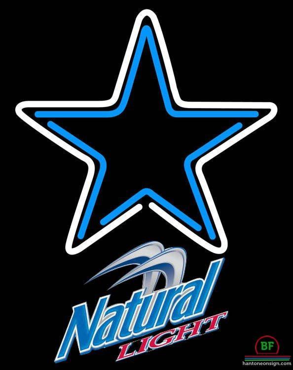 Custom Natural Light Dallas Cowboys Neon Sign NFL Teams Neon Light