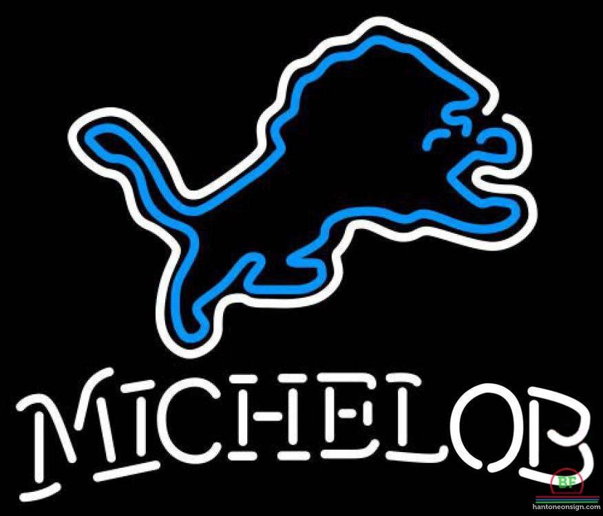 Custom Michelob Detroit Lions Neon Sign NFL Teams Neon Light