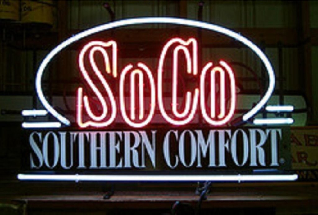 Custom Southern Comfort whiskey Neon Sign