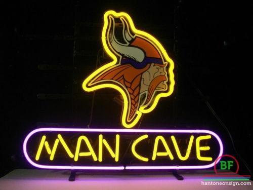 Custom Man Cave Minnesota Vikings Neon Sign NFL Teams Neon Light