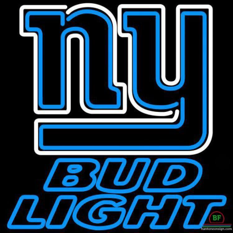 Custom Bud Light New York Giants Neon Sign NFL Teams Neon Light