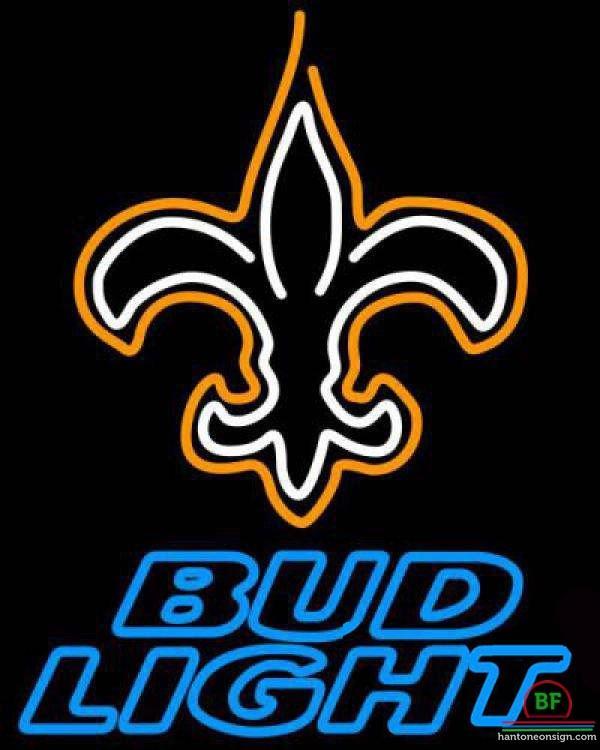 Custom Bud Light Orleans Saints Neon Sign NFL Teams Neon Light