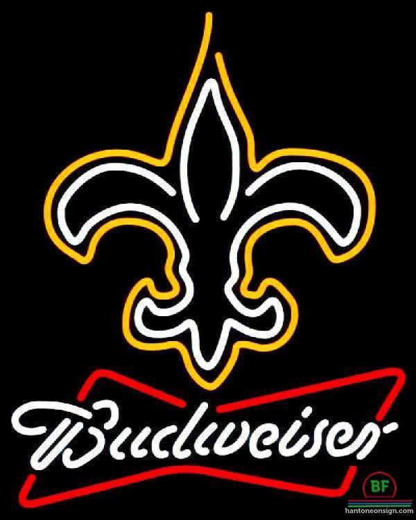 Custom Budweiser Orleans Saints Neon Sign NFL Teams Neon Light