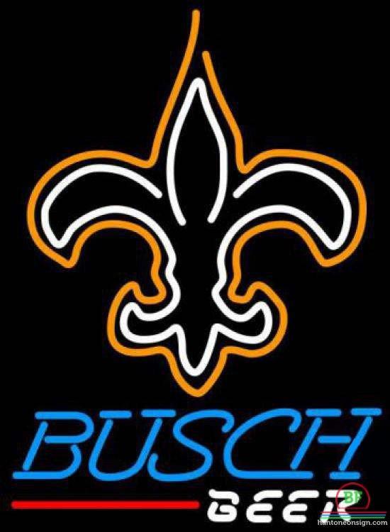 Custom Busch Beer Orleans Saints Neon Sign NFL Teams Neon Light