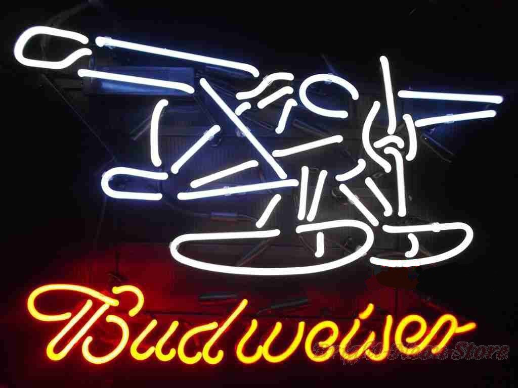 Custom Budweiser Plane Neon Sign